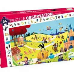 Djeco Puzzles Enfants De 50 À 249 Pièces|Puzzle Observation 54 Pieces Les Contes
