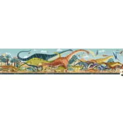 Janod Puzzles Enfants De 50 À 249 Pièces|Puzzle Panoramique Dinosaures 100 Pieces