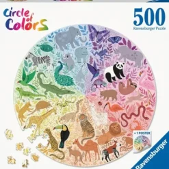 Ravensburger Puzzle 500 À 1000 Pièces|Puzzle Rond 500 Pieces - Animaux