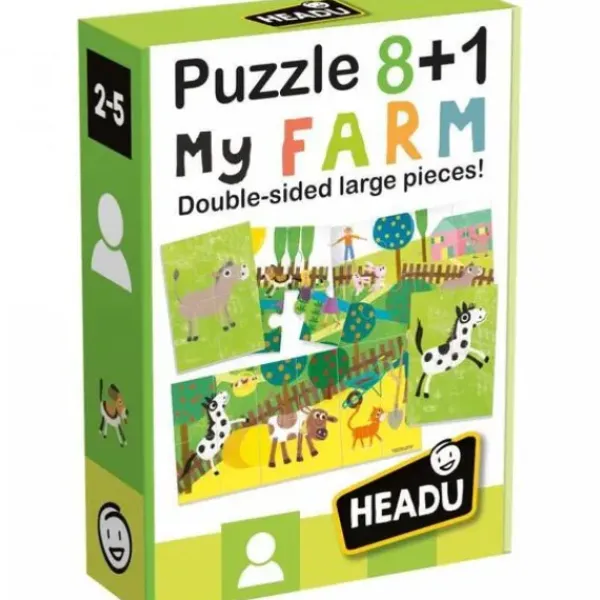 Headu Puzzle Bébé / Enfant|Puzzles Ma Ferme