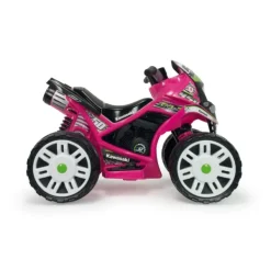 Injusa Quad The Beast 12V Kawasaki Rose- Quads Électriques