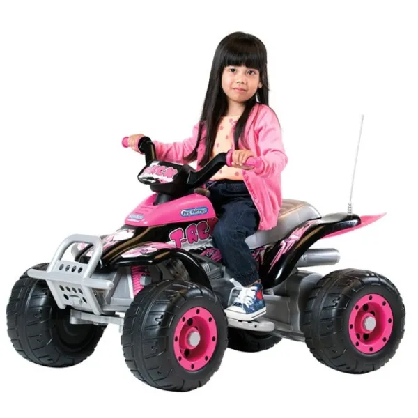 Peg Perego Quad T-Rex Rose- Quads Électriques