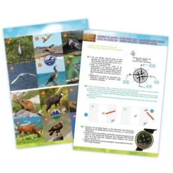 Buki Découverte De La Nature|Randonnee Nature - Jumelles Boussole Lampe Podometre Sac