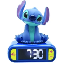 Lexibook Réveil Digital Et Veilleuse Stitch - Lilo & Stitch- Radios Réveil