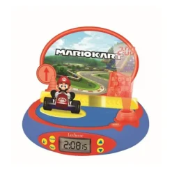 Lexibook Réveil Projection 3D Mario Kart- Radios Réveil