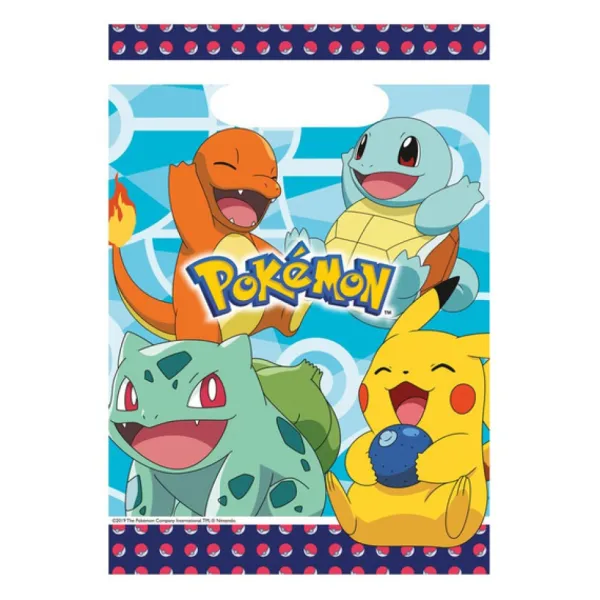 Amscan Sachets Pokemon- Anniversaire