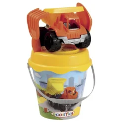 Ecoiffier Seau 16 Cm Garni Avec Camion- Jeux De Plage