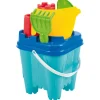 Ecoiffier Seau Garni Chateau 18,5 Cm- Jeux De Plage