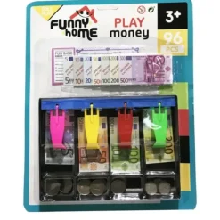 Funny Home Faire Comme Les Grands|Set De Billets Et Pieces De Monnaie Pour Marchande