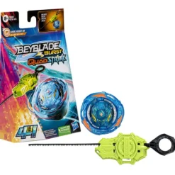 Hasbro Starter Pack Beyblade Burst Quadstrike - Toupie Whirl Knight K8 Et Lanceur- Jeux De Récréation