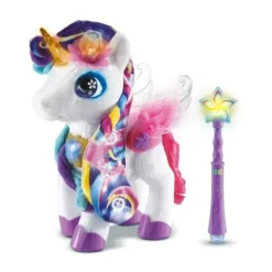 VTech Peluches Interactives|Styla, Ma Licorne Maquillage Magique
