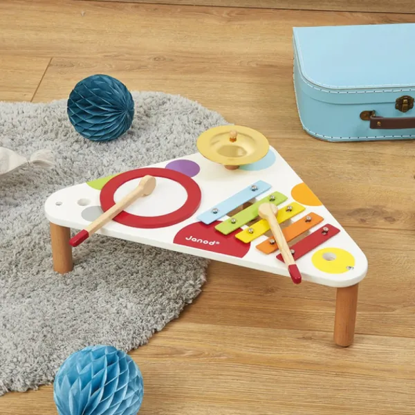Janod Table Musicale Confetti- Instruments De Musique