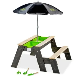 Exit Toys Table Sable Et Eau Aksent Avec Banc Et Parasol- Bacs À Sable