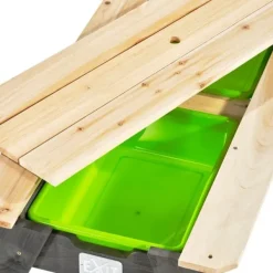 Exit Toys Table Sable Et Eau Aksent Avec Banc Et Parasol- Bacs À Sable