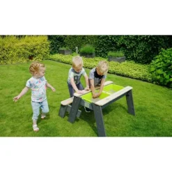 Exit Toys Table Sable Et Eau Avec Banc Aksent- Bacs À Sable