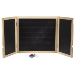 Creamania Tableau Bois Tryptique- Tableaux, Ardoises