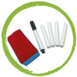 Creamania Tableau En Bois Naturel Double-Face- Tableaux, Ardoises