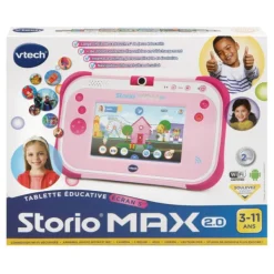 VTech Tablette Storio Max 2.0 5" Rose- Tablettes Et Téléphones
