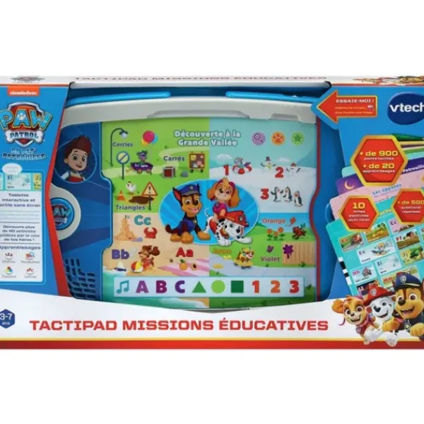 VTech Premiers Apprentissages|Tablette Tactipad Missions Educatives - Pat Patrouille