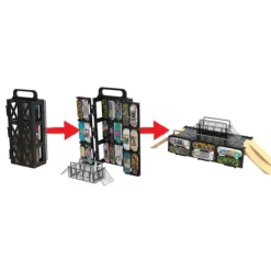 Spin Master Tech Deck - Coffret Transformable Play & Display - Mini Skate- Jeux De Récréation