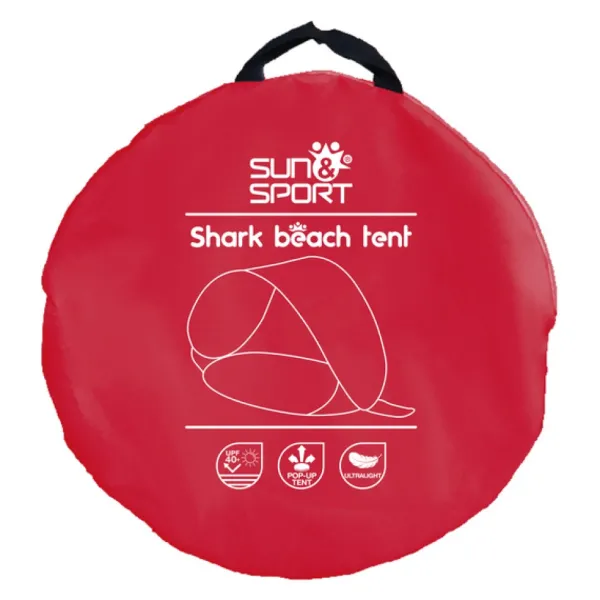 SUN and SPORT Tente De Plage Requin- Jeux De Plage