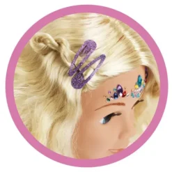 Miss Fashion Têtes À Coiffer|Tete A Coiffer Et A Maquiller Avec Accessoires Et Stickers - 33 Cm