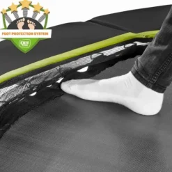 Exit Toys Trampolines|Trampoline Enterre Dynamic Avec Filet 427 Cm