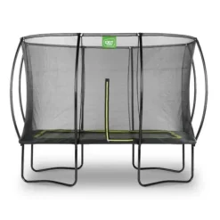 Exit Toys Trampolines|Trampoline Enterre Silhouette 2,44 M Avec Filet Vert