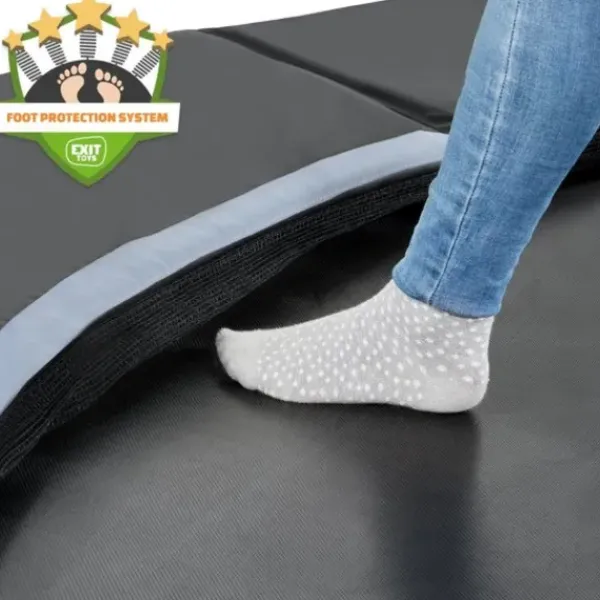 Exit Toys Trampolines|Trampoline Silhouette Enterre 153 X 214 Cm Noir