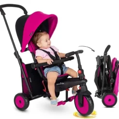 smarTrike Tricycles|Tricycle Evolutif Pliant 6 En 1 Str 3 Bleu