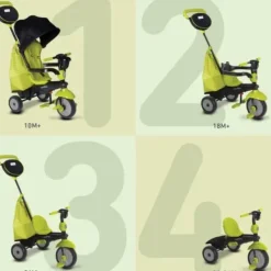 Globber Tricycles|Tricycle Explorer 4 En 1 Rouge