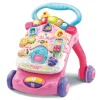 VTech Trotteur Parlant 2 En 1 Rose- Porteurs & Jouets À Bascules