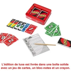 Mattel Games Jeux De Cartes|Uno Deluxe