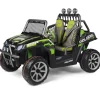 Peg Perego Vehicule Electrique Polaris Ranger Rzr Green 24V- Voitures Électriques