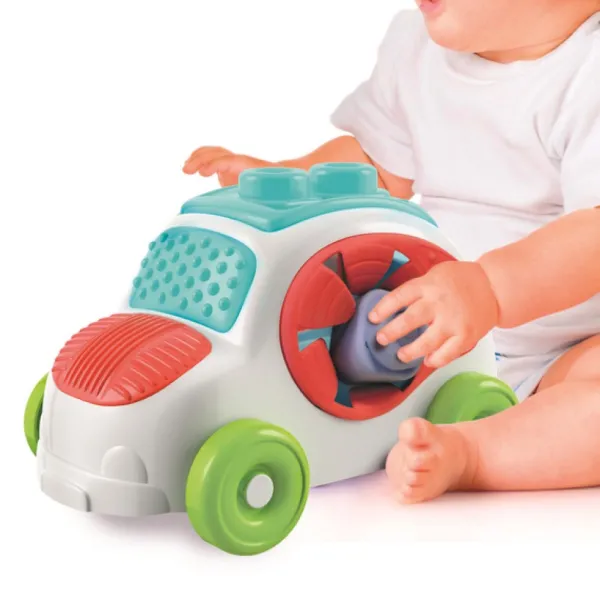 Clementoni Voiture Sensorielle D'éveil - Clemmy- Jouets À Emboîter, À Empiler
